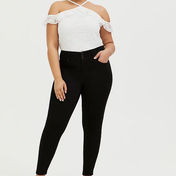 torrid Tops - Torrid cold shoulder halter top